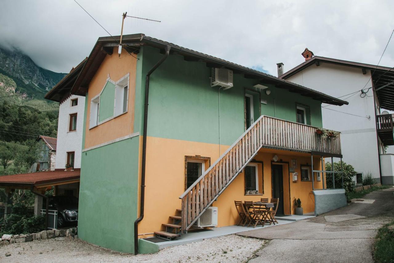 Apartma Metija Lux Z Savno Kobarid Exterior foto